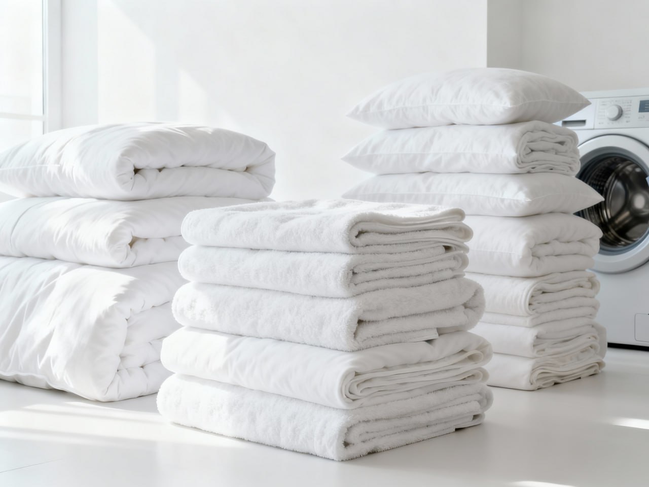Чистые полотенца и белье CrystalClean